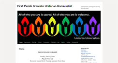 Desktop Screenshot of firstparishbrewster.org